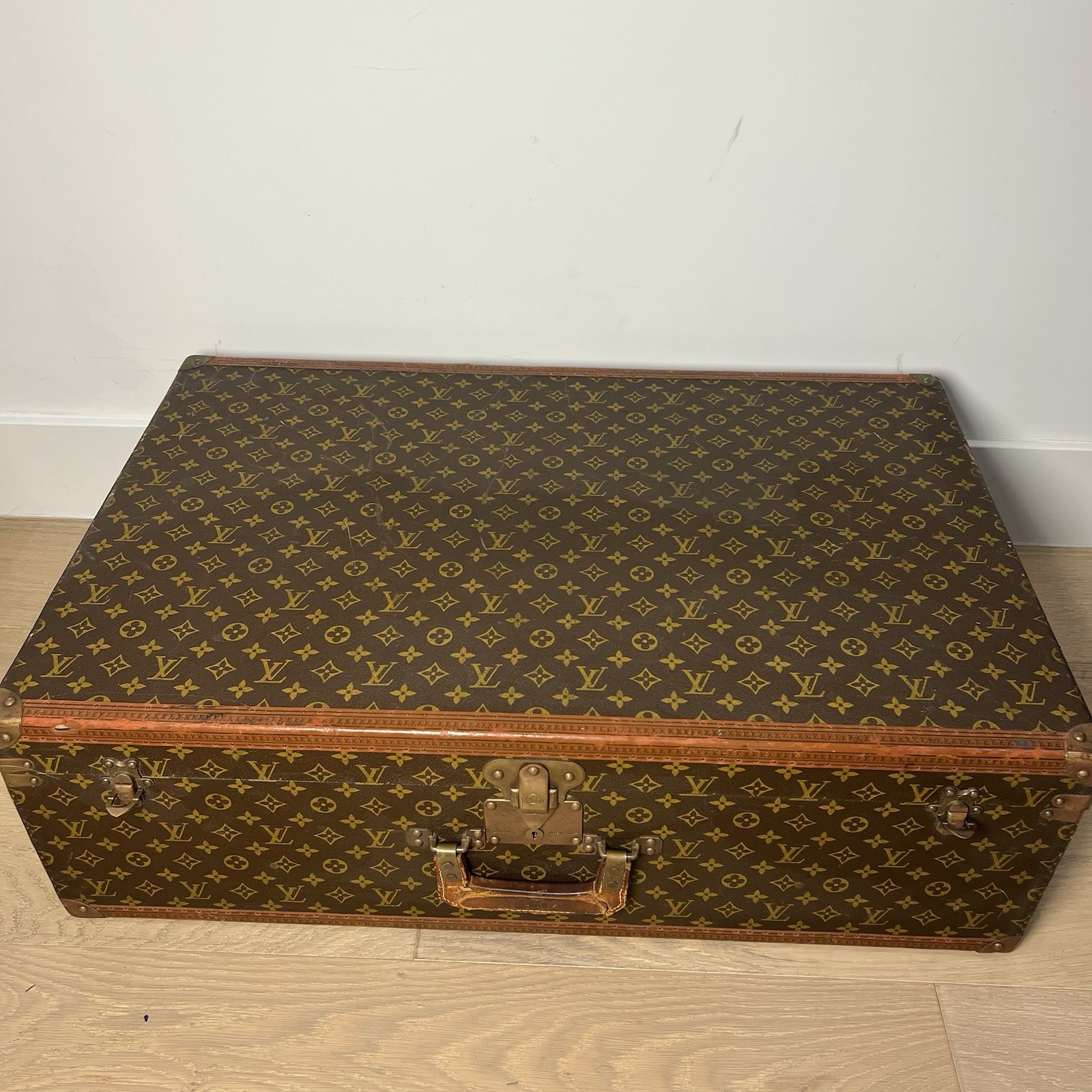 Vintage & Genuine Louis Vuitton Monogram Hard Case Trunk