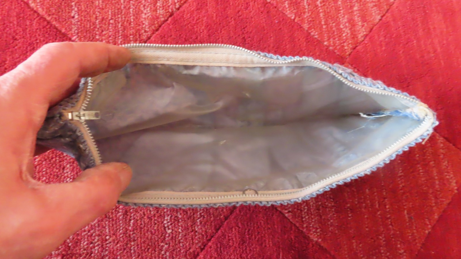 Vintage Starflight Hard Shell Carry On Cosmetic Case with bag and mirror