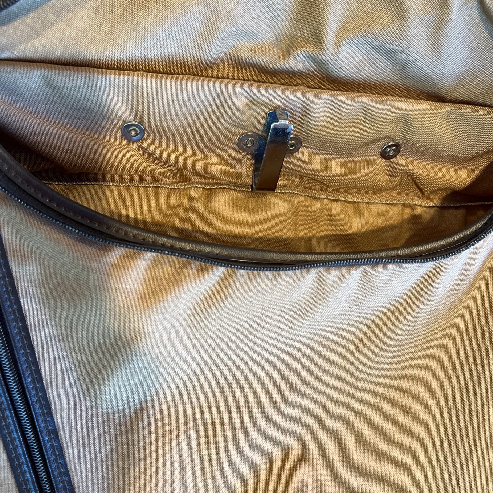 Vintage MCM Ventura Leather Garment Travel Suit Bag Excellent Condition 1960s