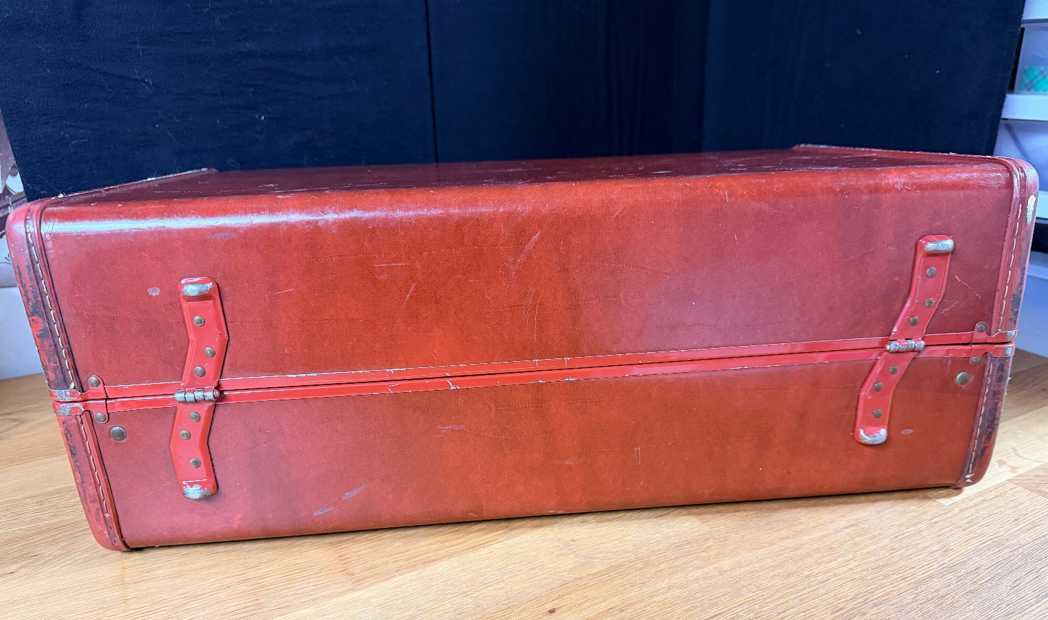 Vintage Samsonite Luggage Suitcase No. 4921 Hardshell Shwayder Bros 21″ No Key