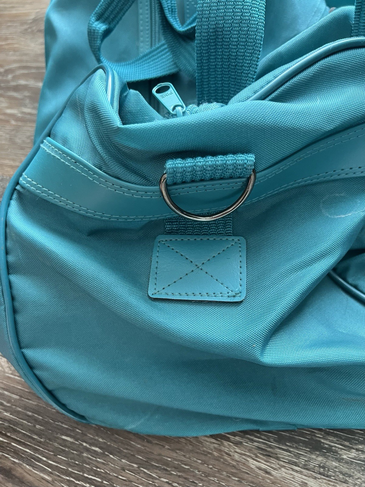Vintage 90’s Givenchy Turquoise Duffle Travel Bag