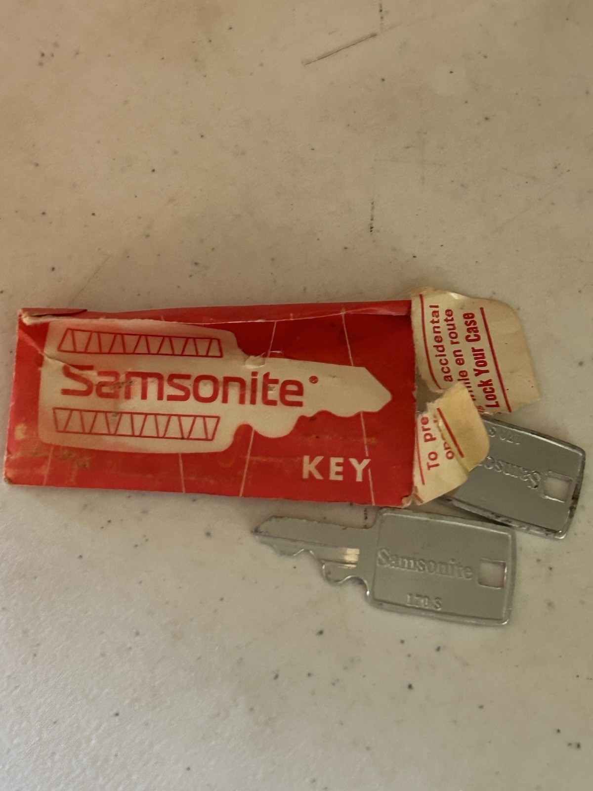 Vintage Red Samsonite Silhouette Vanity Train Luggage Cosmetic Case