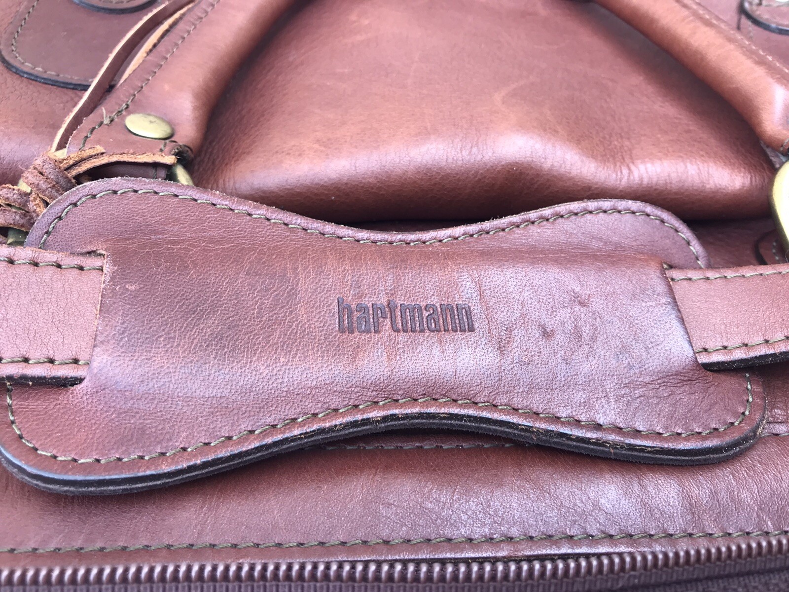 Vintage~ Hartmann ~ Belting Leather Carry On Luggage + Lock Key