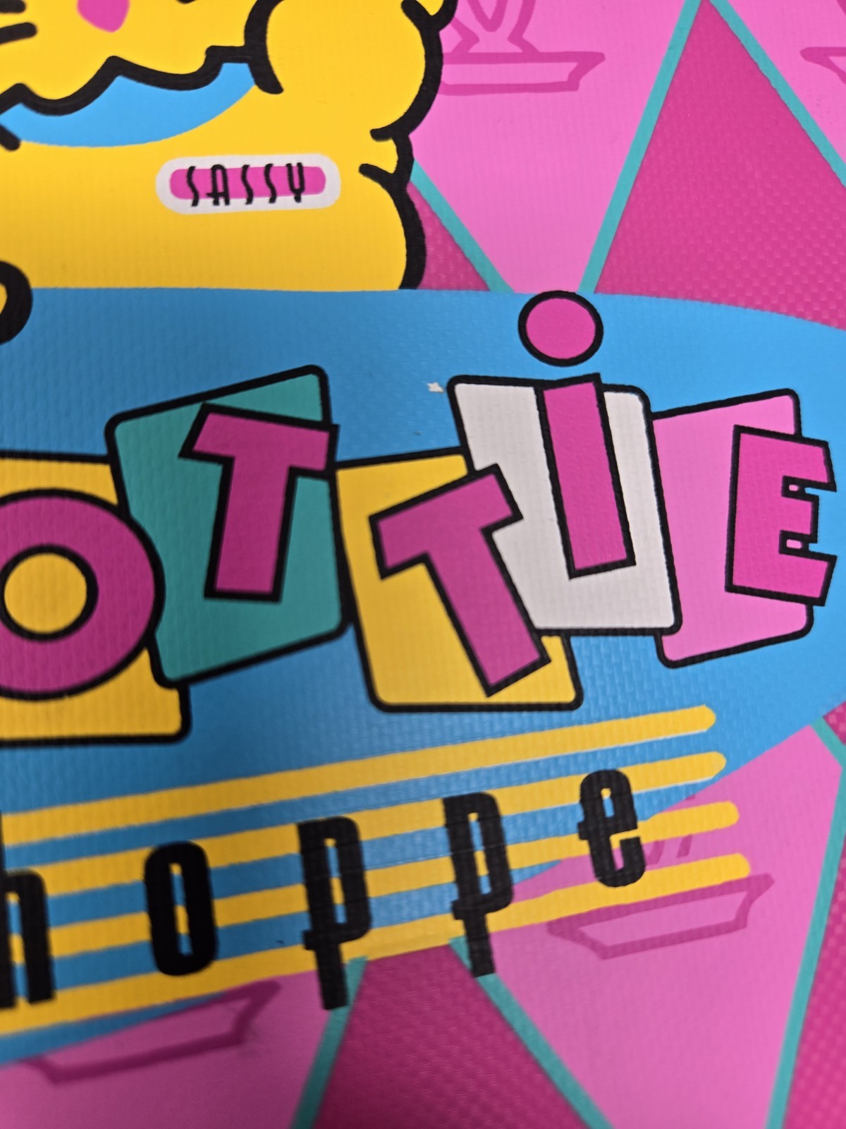 VTG 1996 Spottie Dottie Sassy SANRIO Pink Soda Shoppe Luggage Suitcase Carryon