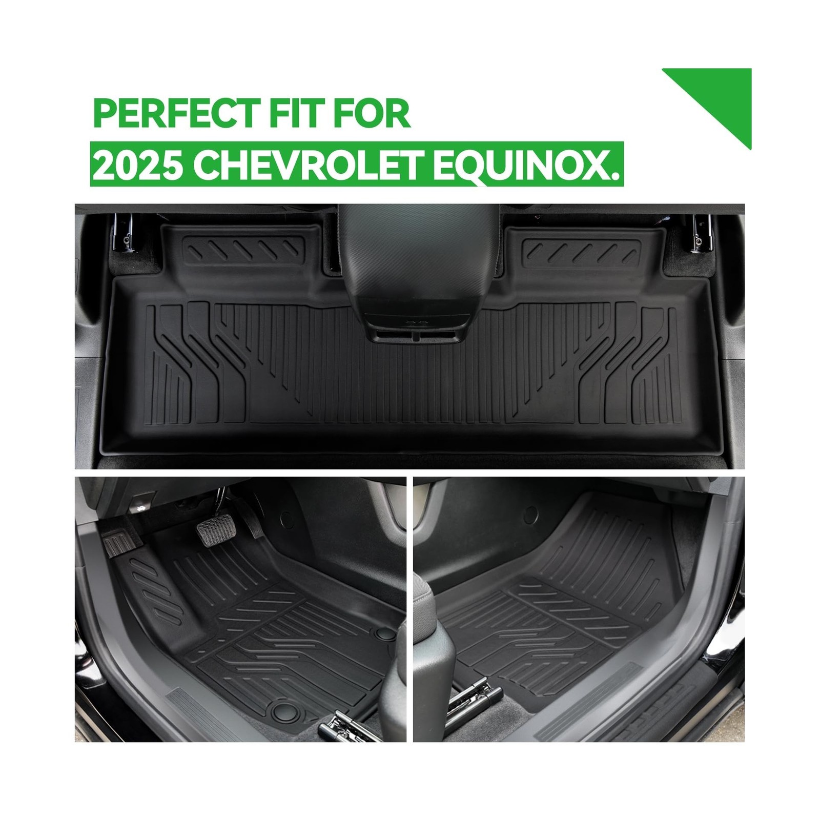 Floor Mats & Cargo Liners & Backrest Mat for 2025 2026 Chevy Equinox (Only Ga…