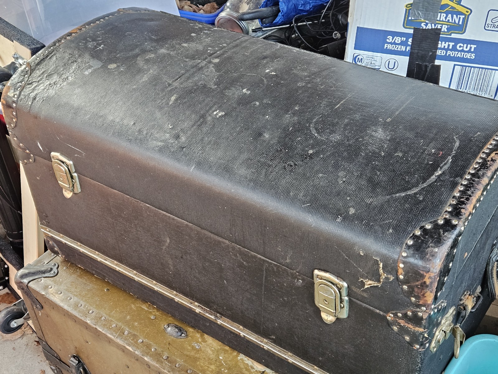 Vintage Antique 1927-1929 Pickard Travel Luggage Automobile Trunk Pick Up Only