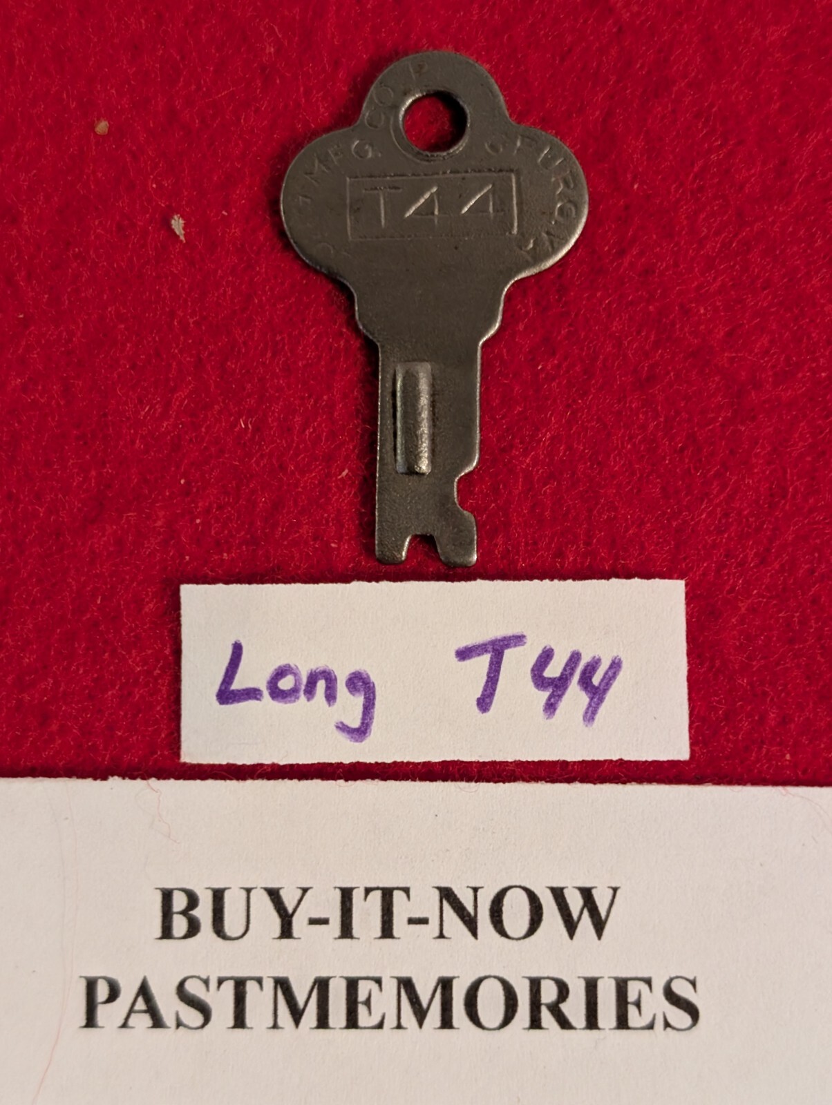 YOU PICK /U CHOOSE LOT, ANY “LONG LOCK” VINTAGE ANTIQUE STEEL STEAMER TRUNK KEY