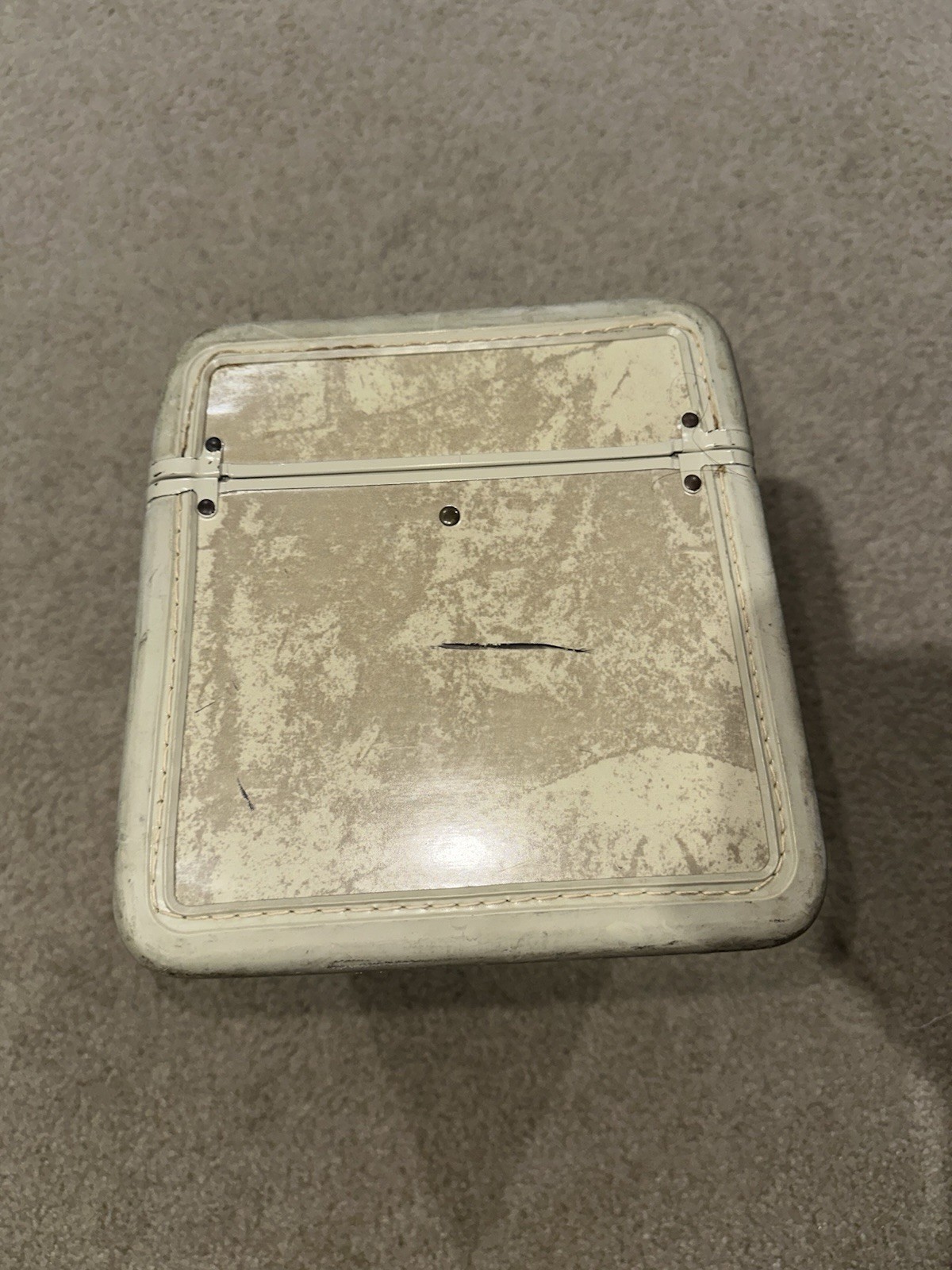 Vintage Samsonite Shwayder Bros Train Case Beauty Vanity Luggage – Beige/Cream