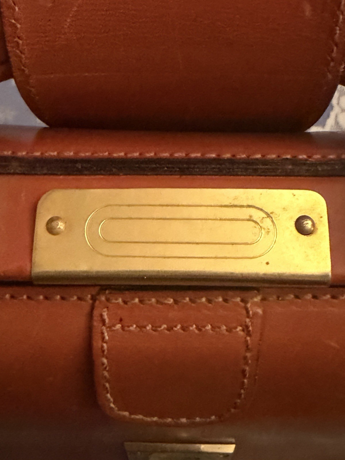 VTG Crouch & Fitzgerald Made In Italy By Briefcase Brown Leather Luggage