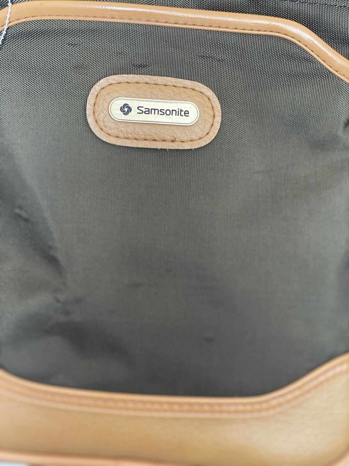 Vintage 80s Samsonite Carry On Bag Retro Messenger Tote Y2K Grandpa-core Travel