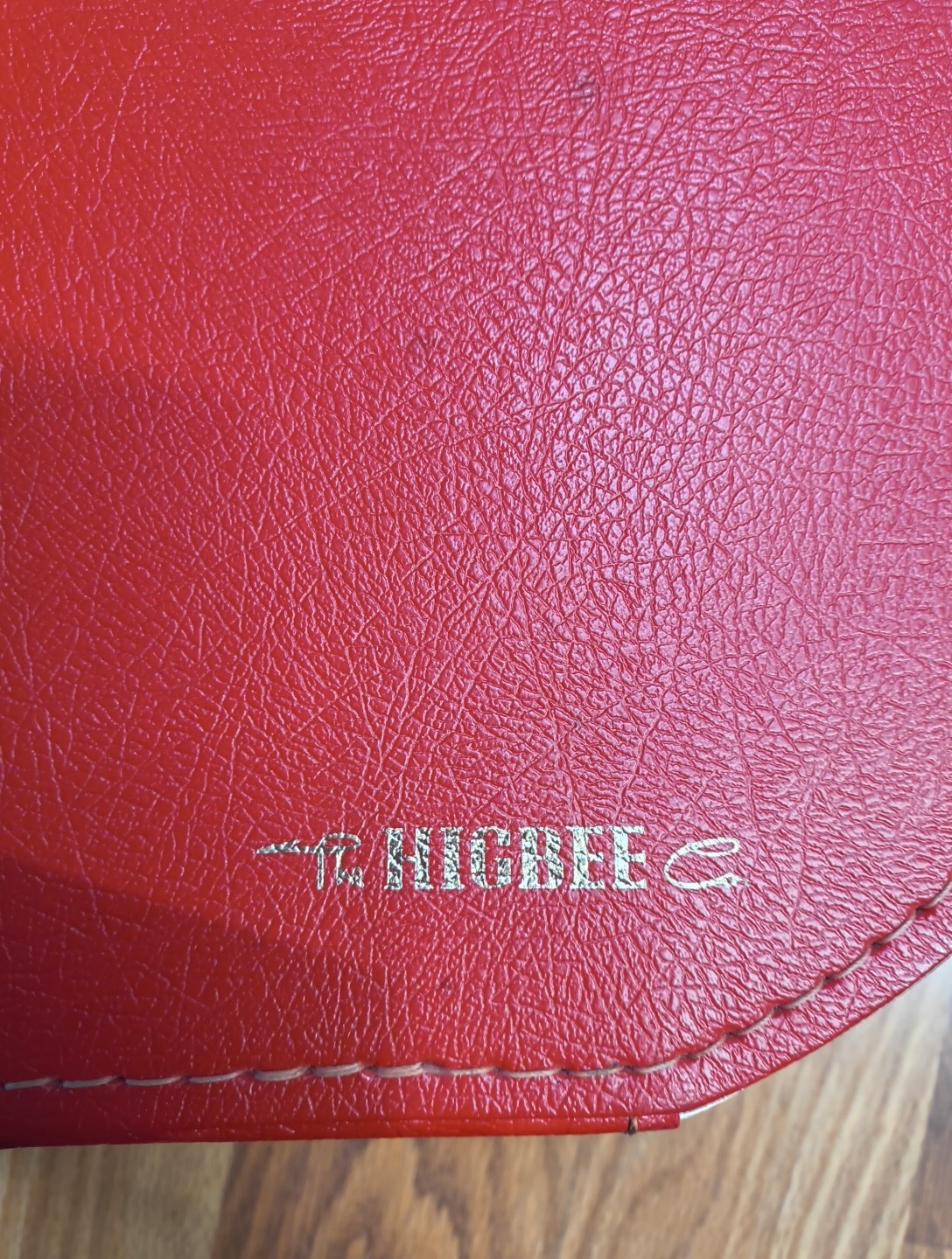Vintage Munro Teen Travel Hat Box Round Suitcase Red Zipper Case The Higbee Co