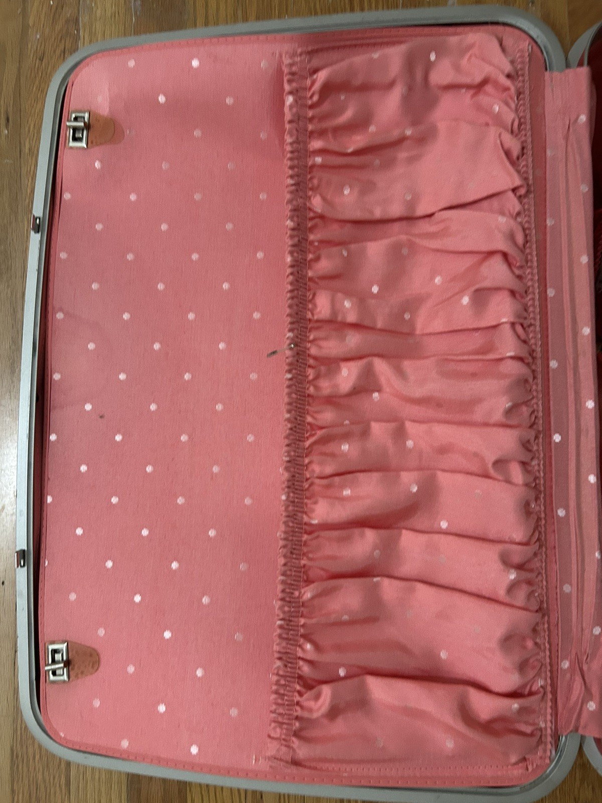 Vintage Samsonite Silhouette Hard Shell Suitcase Red
