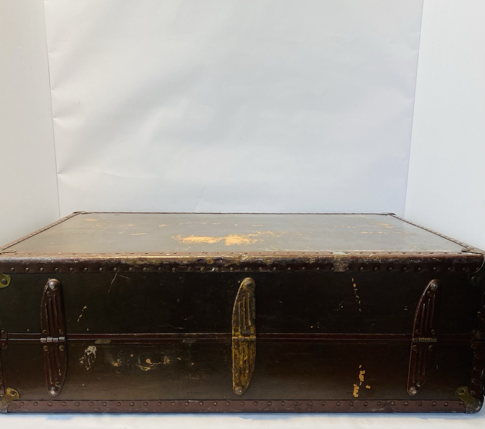 VINTAGE 1930S SAMSONITE SHWAYDER BROS INC DENVER DETROIT LUGGAGE SUITCASE RARE