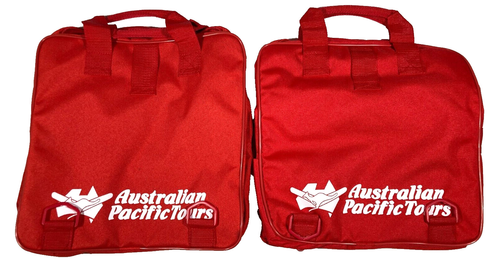 Vintage Lot fo 2 AUSTRALIAN PACIFIC TOURS Travel Bags Convertible Backpacks NOS