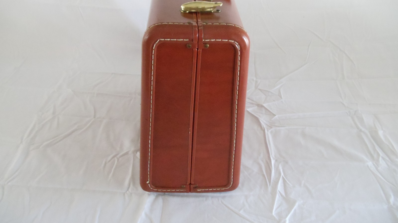 Vintage 1950’s Samsonite Shwayder Bros Style 4916 Hard Shell Mini Suitcase W/Key
