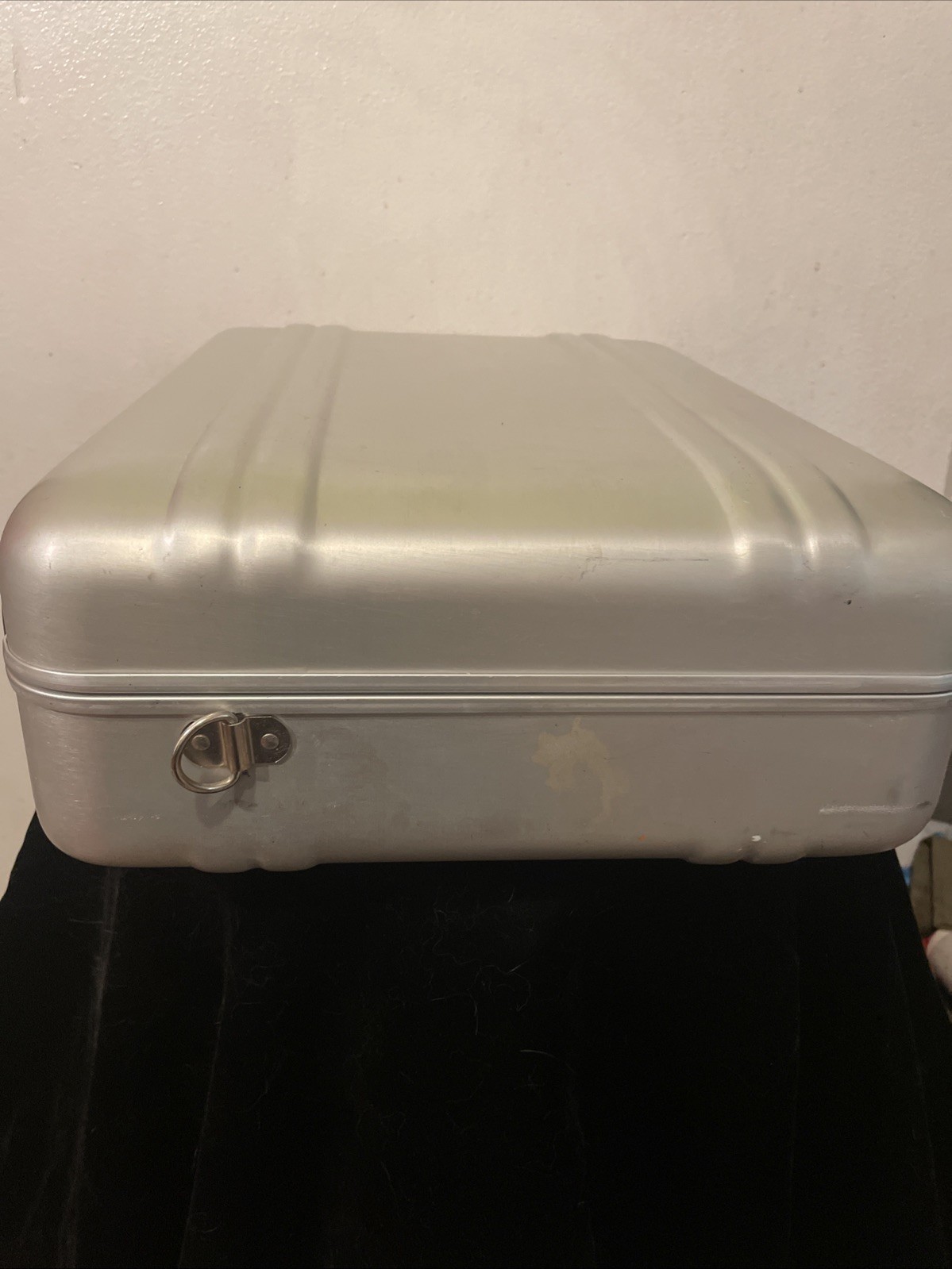 Vintage Zero Halliburton Aluminum Case With A Center Combo Lock