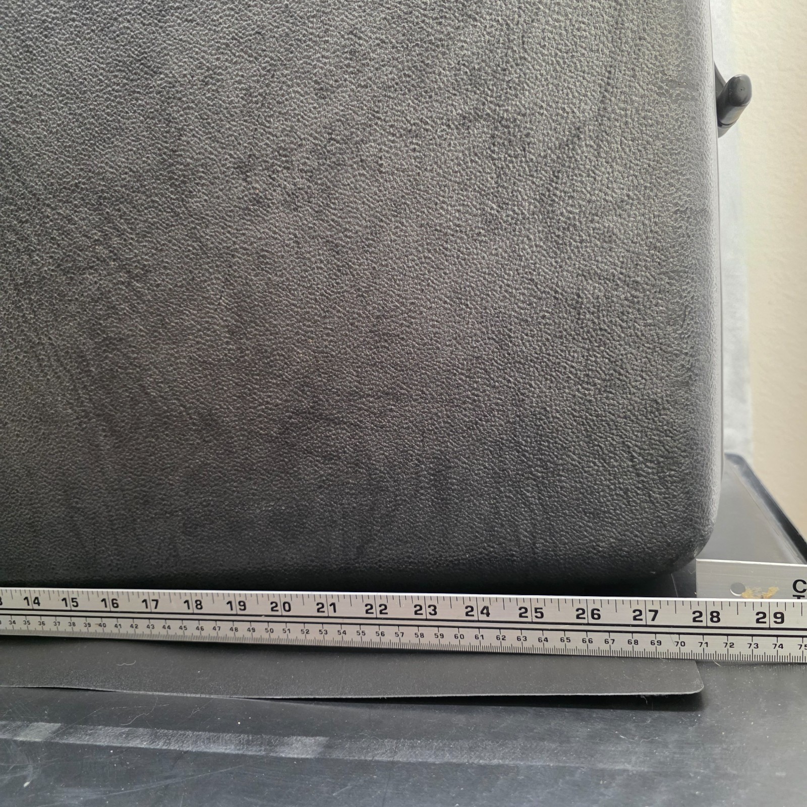 Vintage Samsonite Series 3600 Gray Black Hard Shell Roller Suitcase – 28x20x9