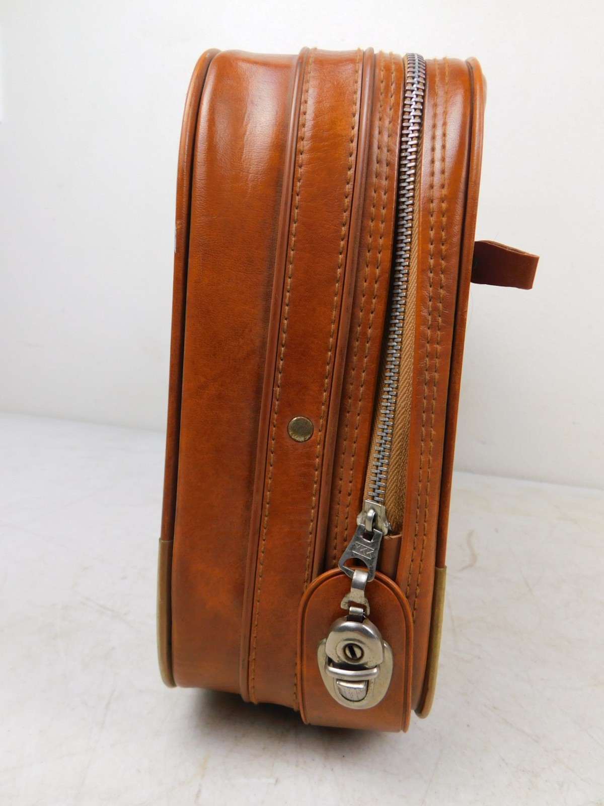 CUTE! 1970s Peter’s Carry On Bag Lightweight Soft Case Suitcase Luggage MCM Tan