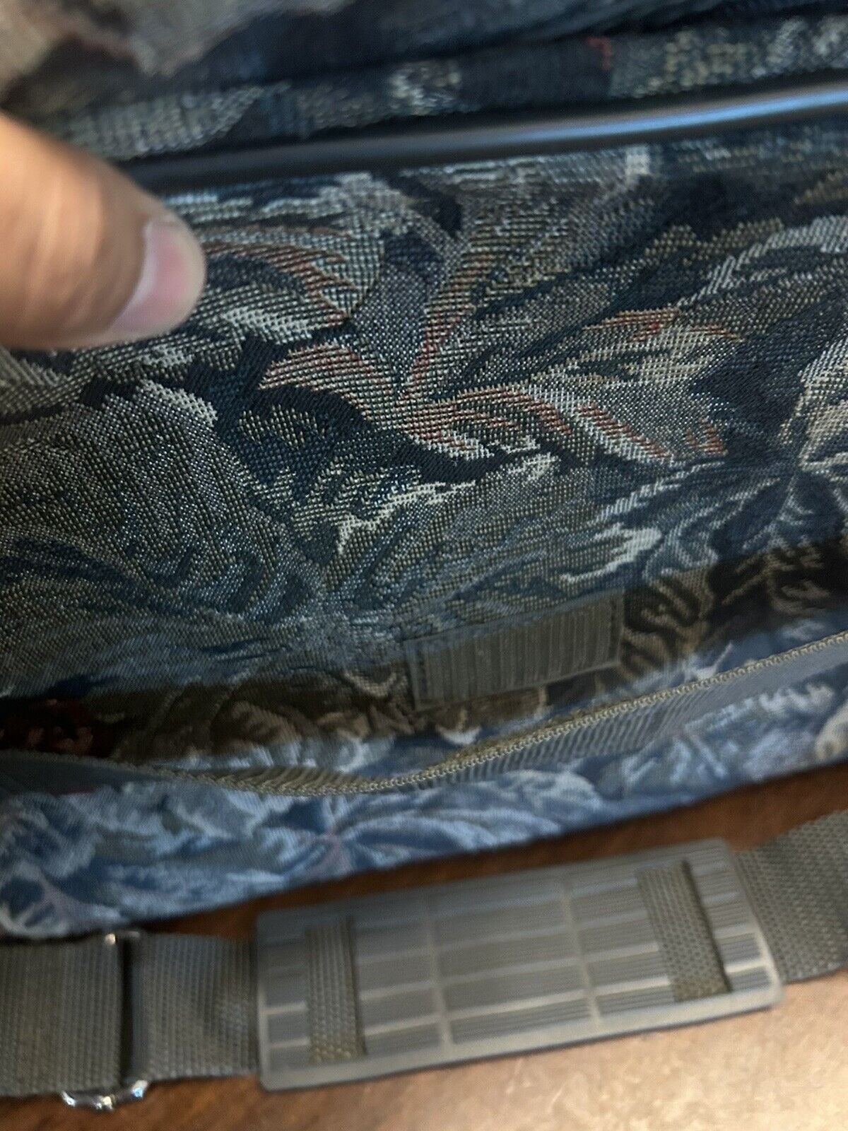 Vintage Jaguar Luggage Set Floral Tapestry Zip Travel Bags JC Penny 80’s Cottage