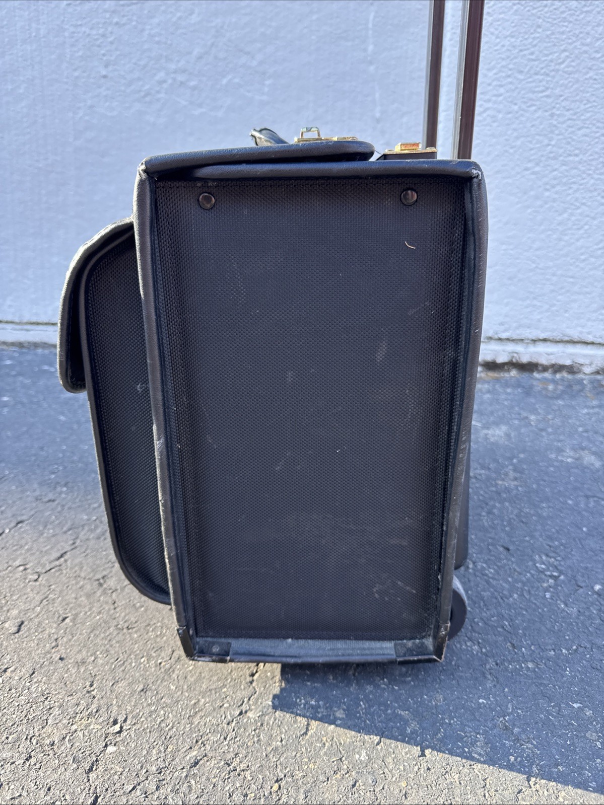 Vintage US Luggage Traveling Work, Briefcase Black With Locks