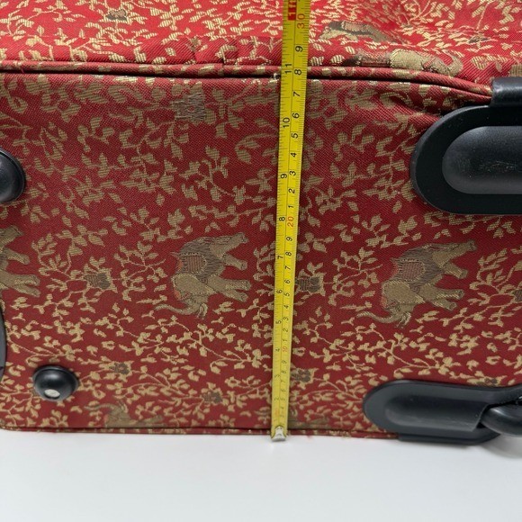 Rare American Flyer Luggage BudapestPersonal Bag Metalic Red Carry on