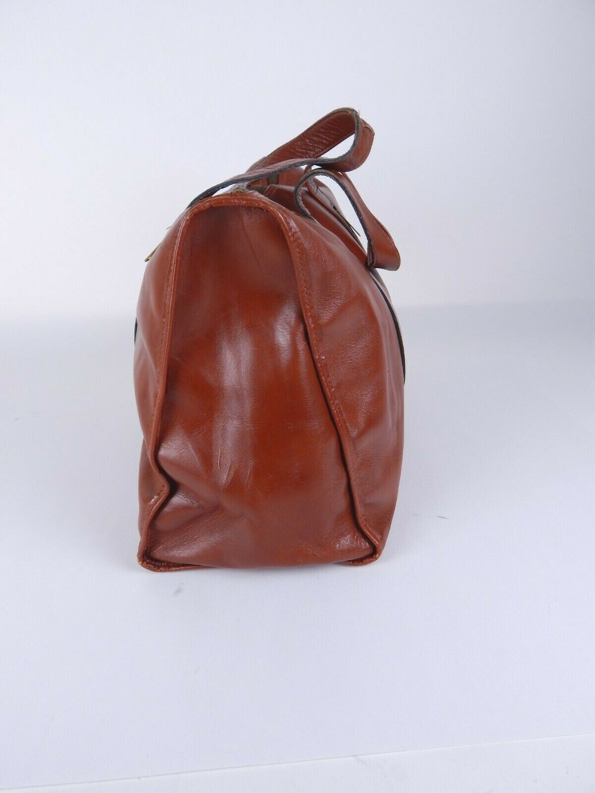 Vintage Letisse Leather Soft Carry On & Brief Case Brown/Rust