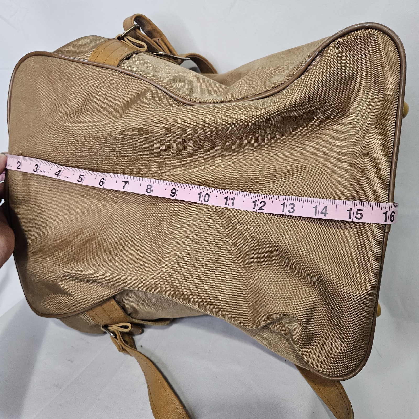 Vintage 1980s Samsonite Special Edition Carry-on Shoulder Crossbody 16″ Bag Tan