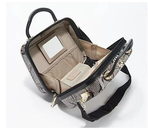 Triforce Hardside Carry On and Beauty Case Packing Cubes Black Ombre