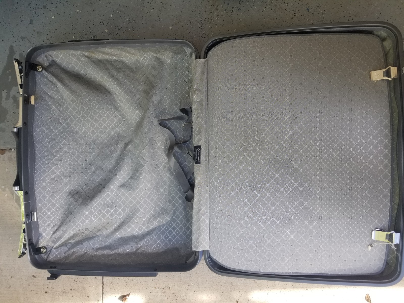 4 Piece Samsonite Vintage Cocoa Hard Plastic Locking Luggage Set 60s 27,25,23,16