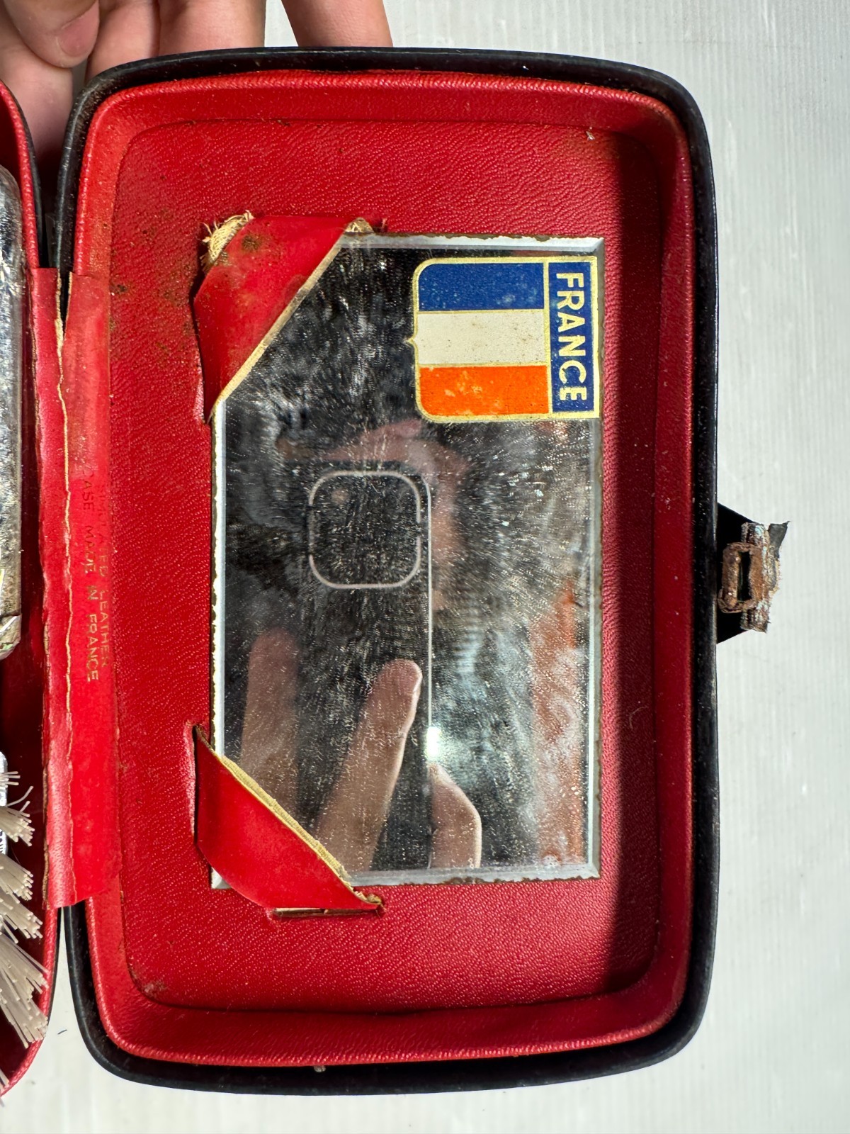 Vintage Men’s Travel Toiletry Grooming Kit Made in France