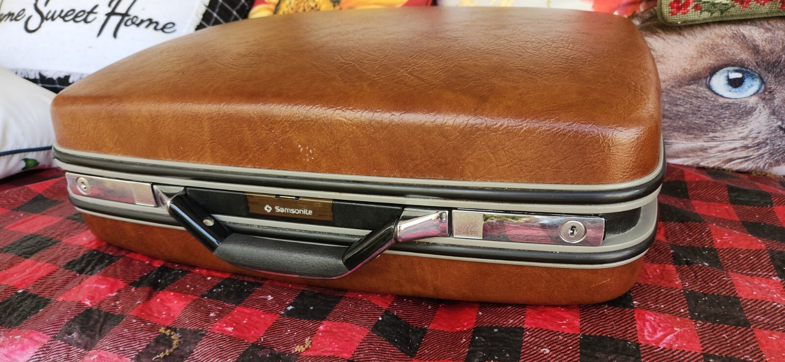 Vintage Samsonite Hard Shell Luggage Suitcase Carry On Bag 24×16 I9 True Color