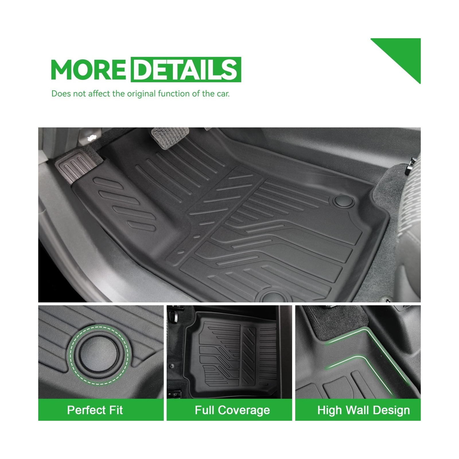 Floor Mats & Cargo Liners & Backrest Mat for 2025 2026 Chevy Equinox (Only Ga…