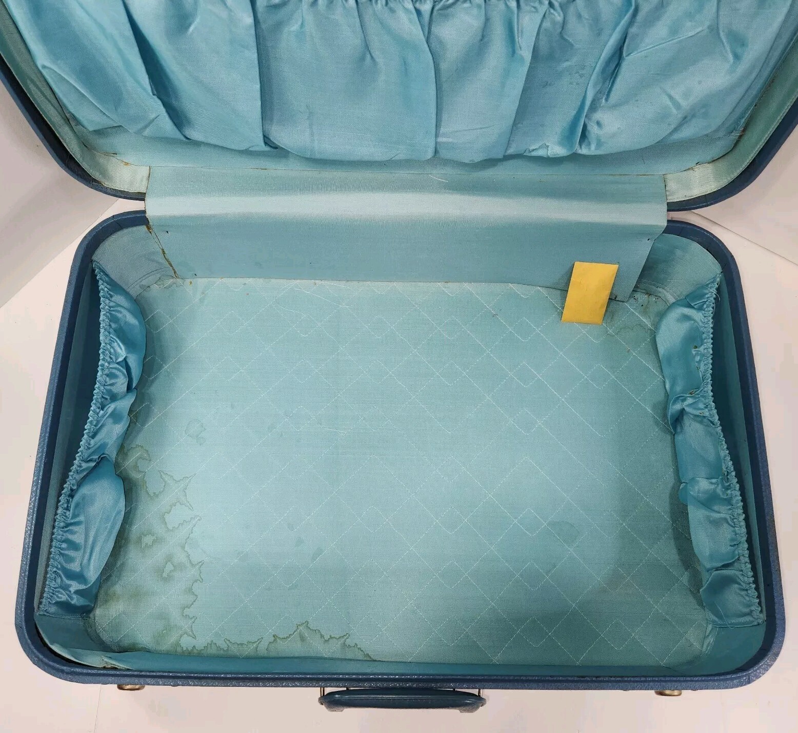 VTG Luggage Hard Case Towncraft Blue Interior (23″ x 6.5″ x 16″) GUC