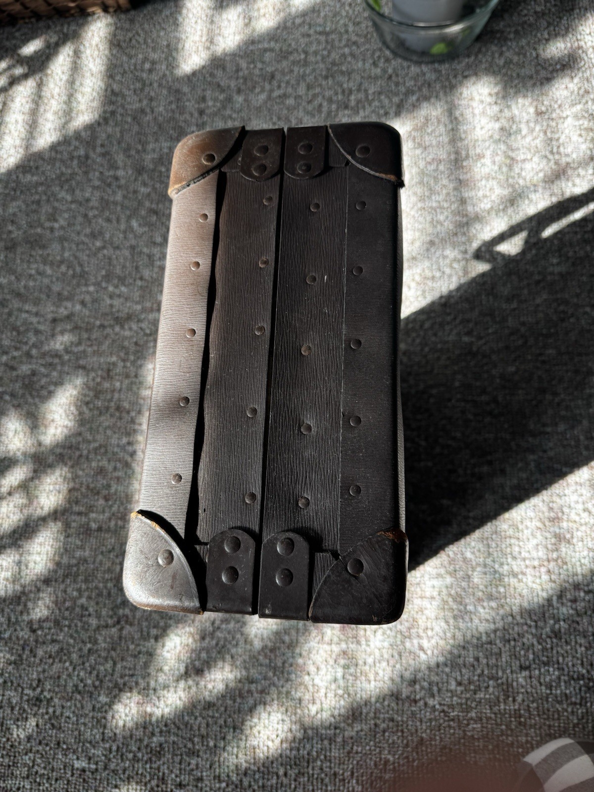 Vintage National Biscuit Company Hard Brief Case Brown Rare Find Collectible