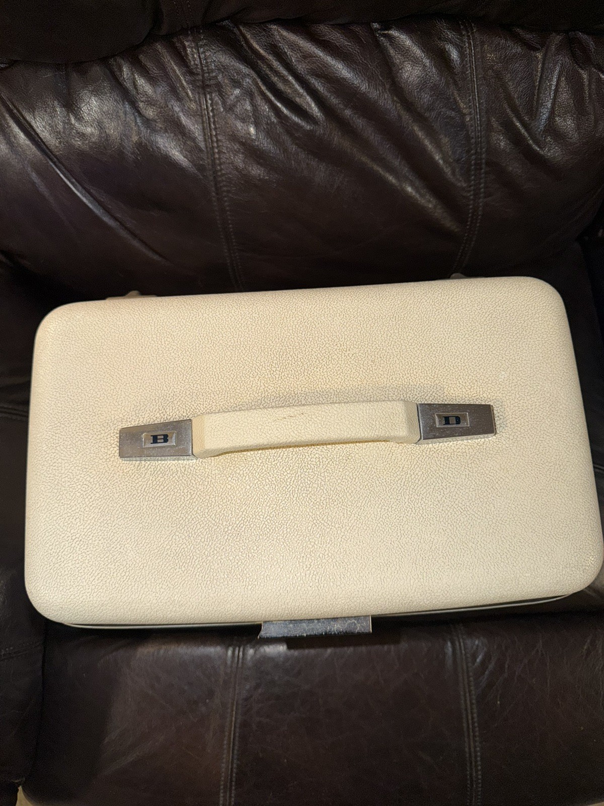 Sears Vintage Forecast Train Case Hard Shell Makeup/ Travel Case