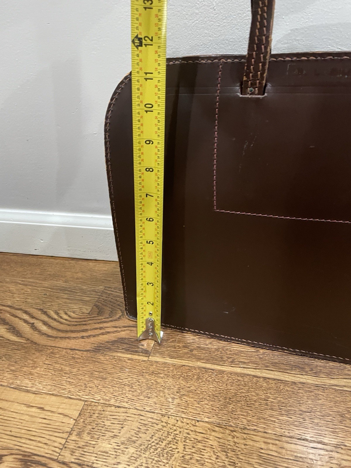 VTG Bell Systems Luggage & NOV. Leather Briefcase Satchel Messenger Bag USA
