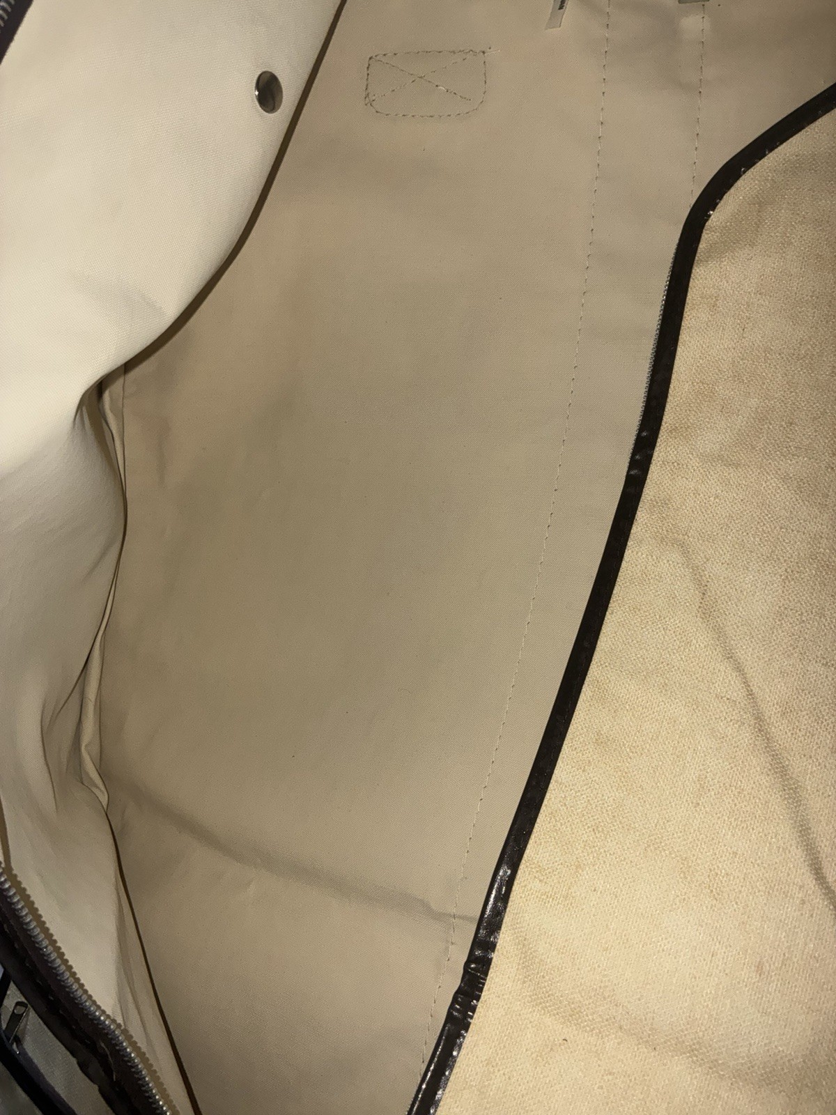 Vintage Canvas Travel Garment Folding Bag/case