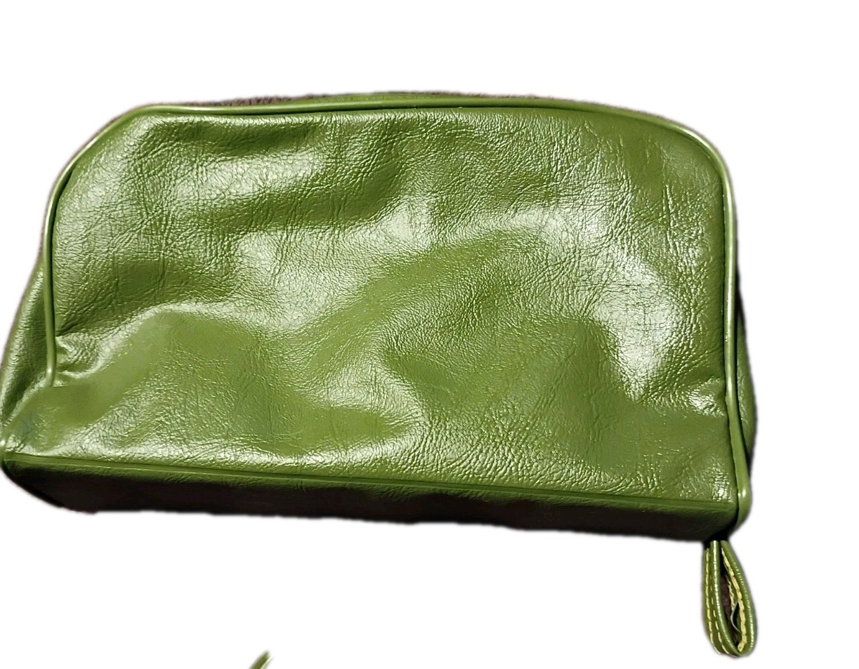 Vintage MCM Luggage Avocado Green Hard Shell Suitcase 4-pc Set RARE! 70’s