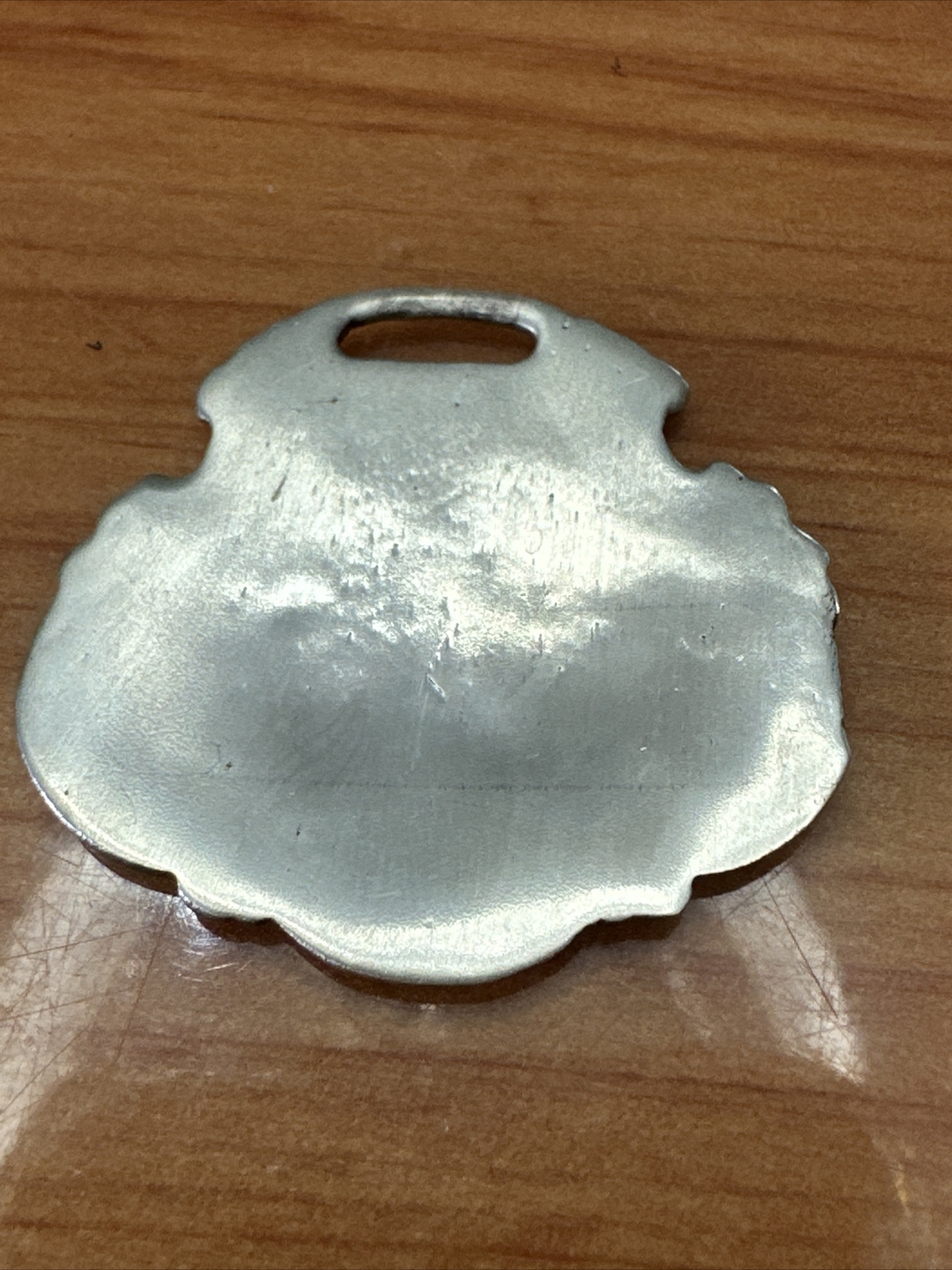 VTG Sterling Silver Flower Scroll Luggage Purse Bag Tag Holder w/o mono – MINT!