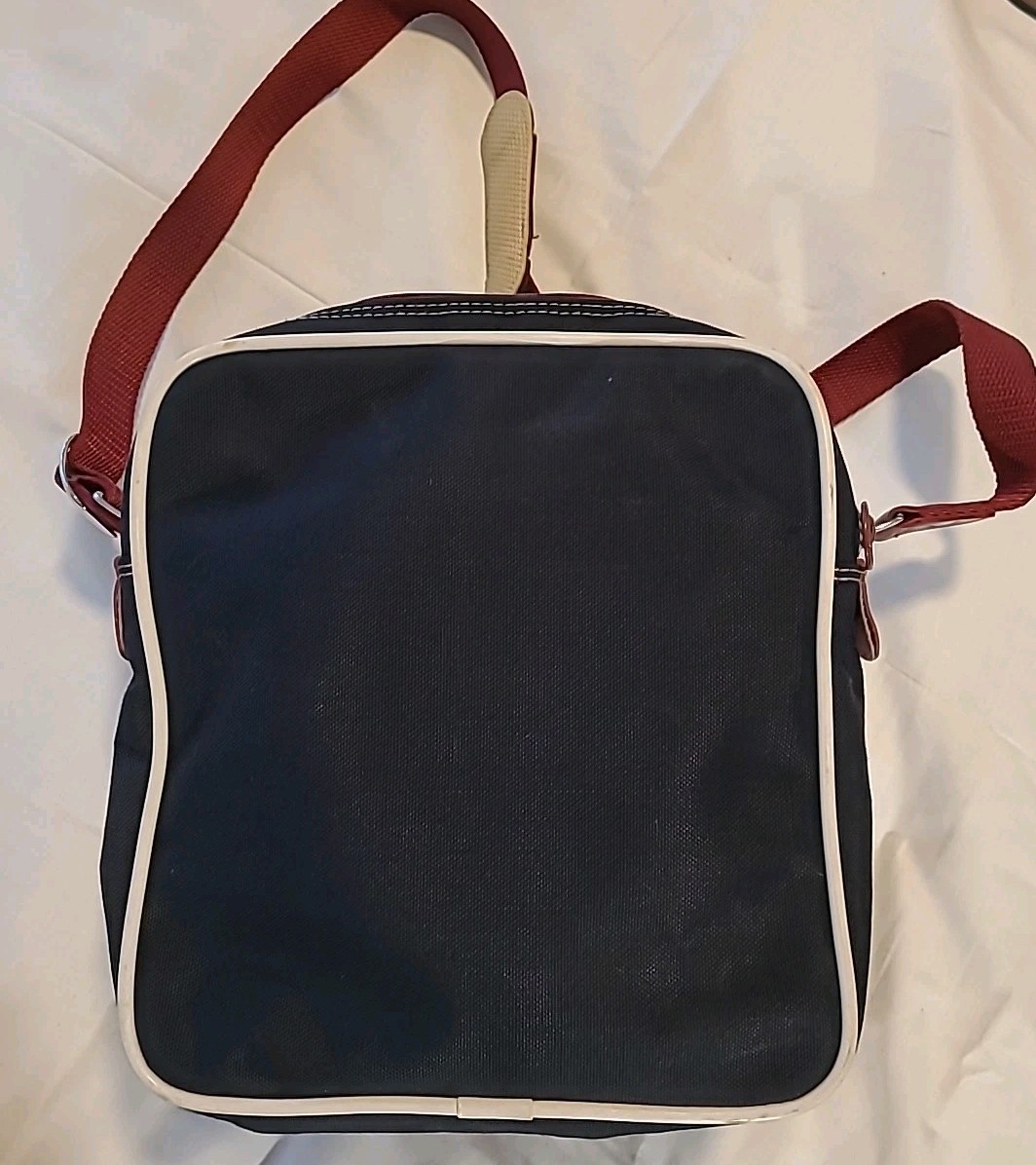 Samsonite Red White Blue Small Carry On Travel Shoulder Strap Canvas Bag 12x9x6
