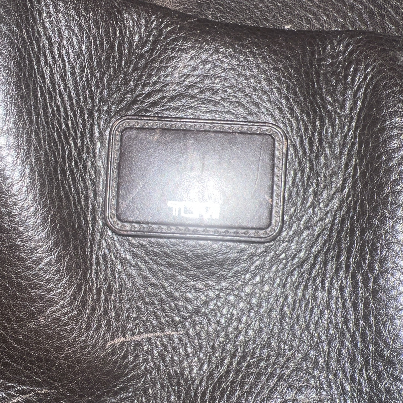 TUMI Large Rare Genuine Soft Leather Chocolate Brown travel Duffle Bag Vintage