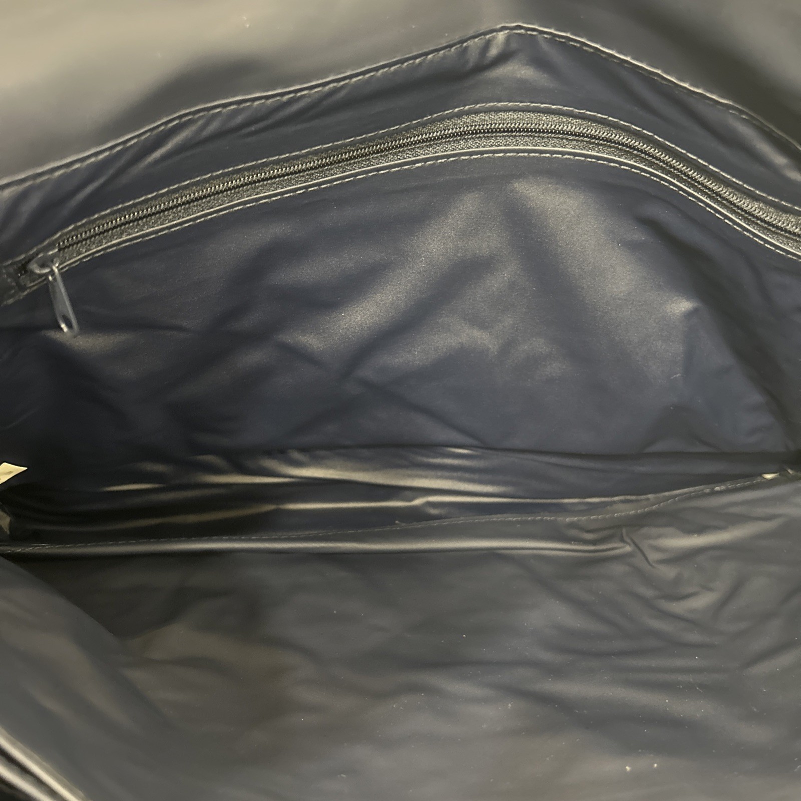 AVON Lady Vintage Blue Sales Representative Tote Bag 15.5”X 10.5”.4” New 2000