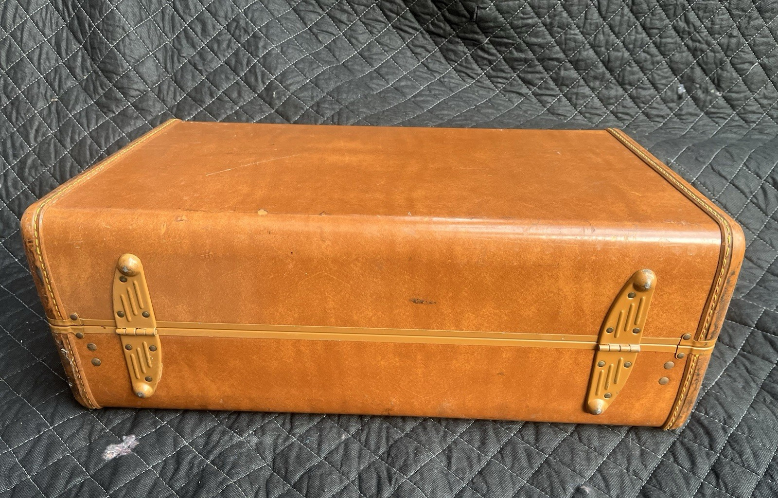 Vintage Samsonite Shwayder Bros Brown Hard Shell Suitcase 21.5” Case