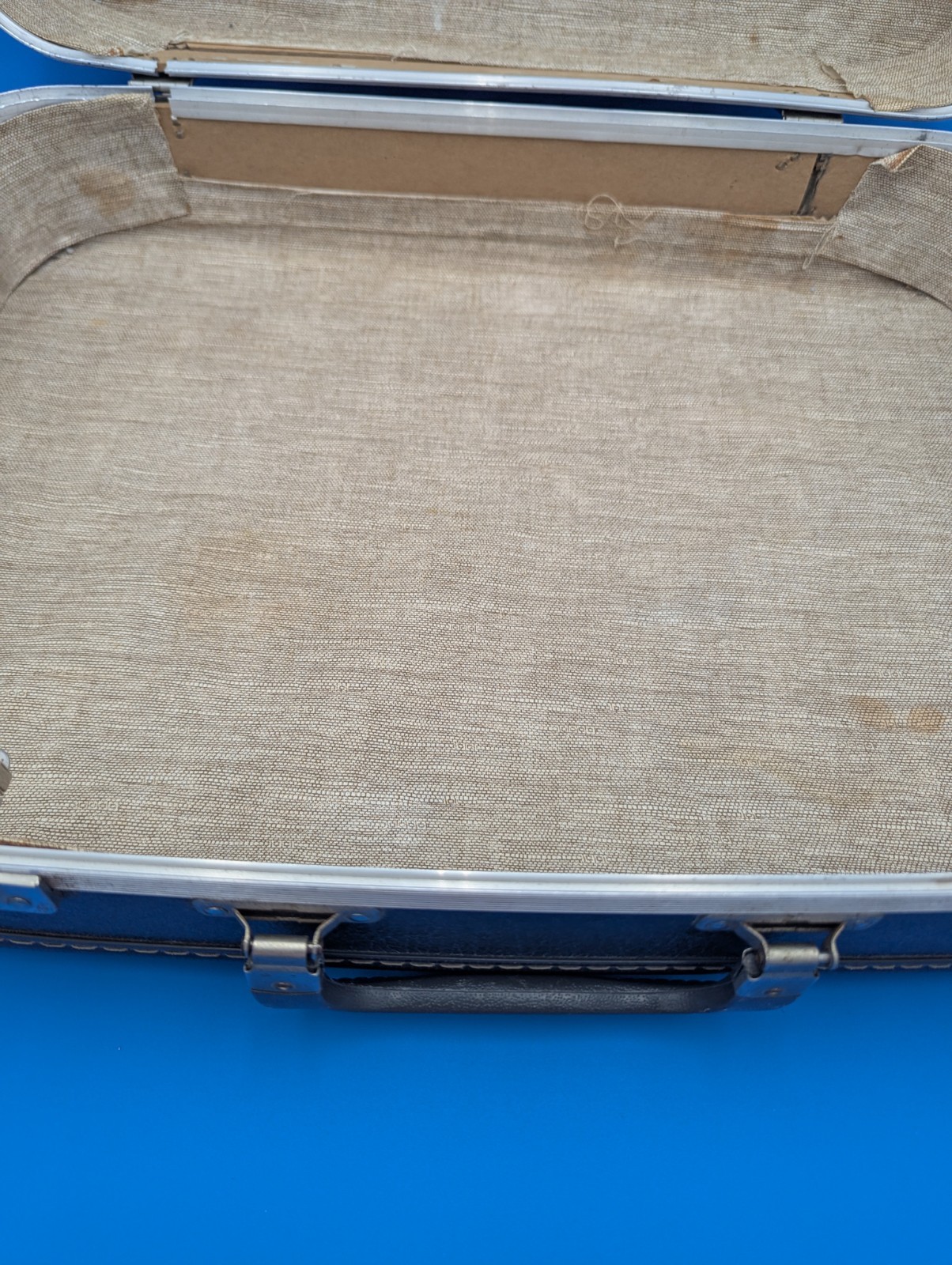 Unbranded Charcoal Dark Gray Hardshell Suitcase Luggage Vintage