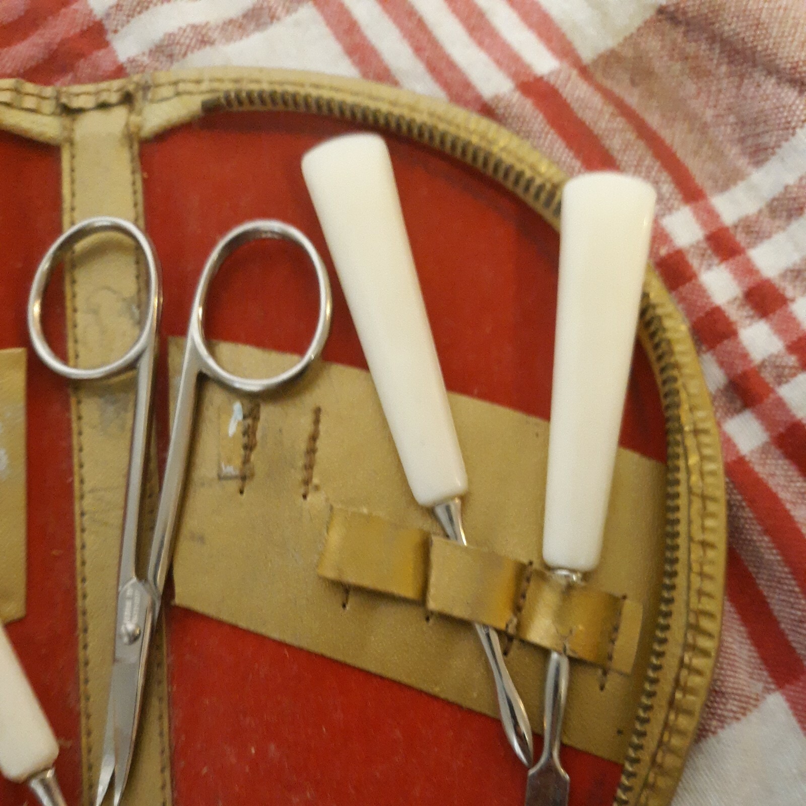 Vintage Travel Carrier Case with Tools Made in Germany AS FOUND CONDITION