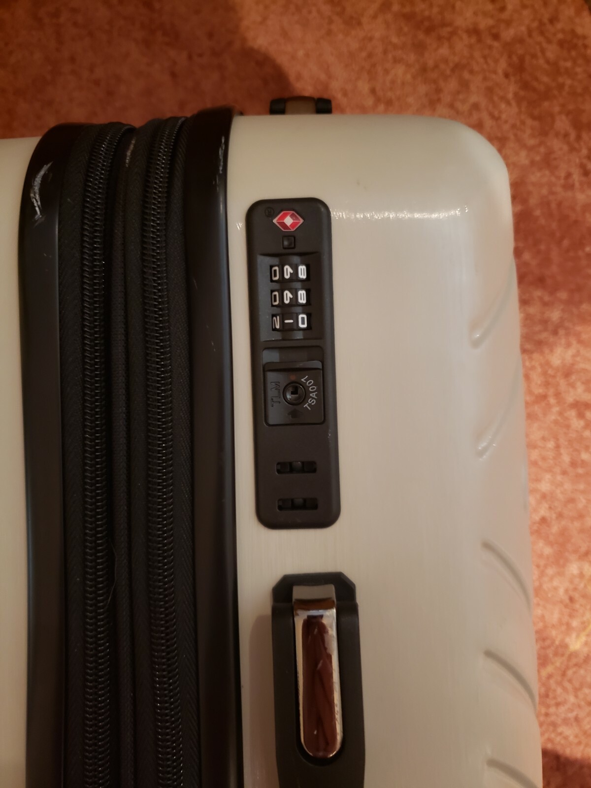 Heavy duty hard shell suitcase