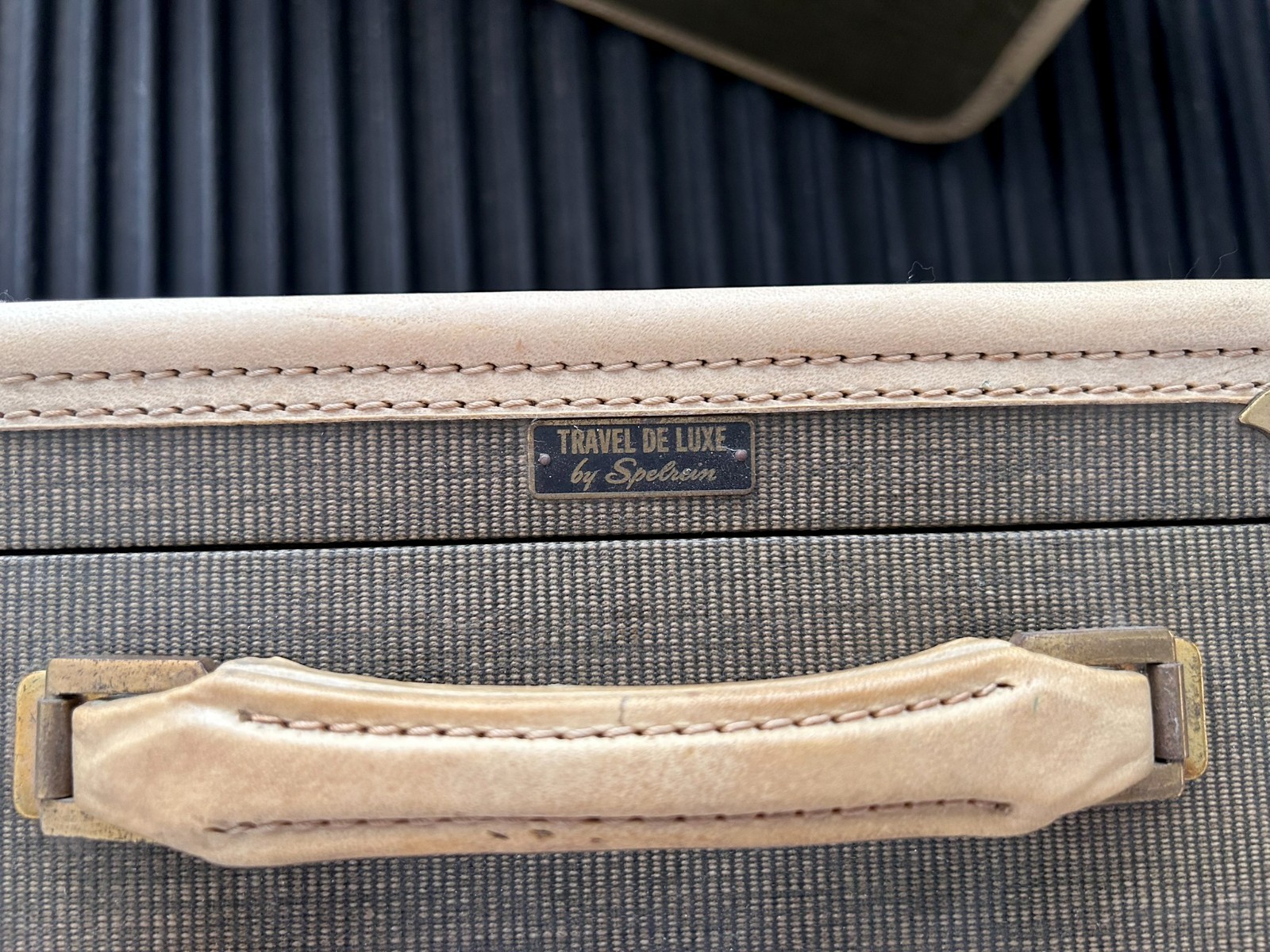 Vintage Travel De Luxe Spelrein Luggage 3 Piece Suitcase Set LOCAL PICK-UP ONLY