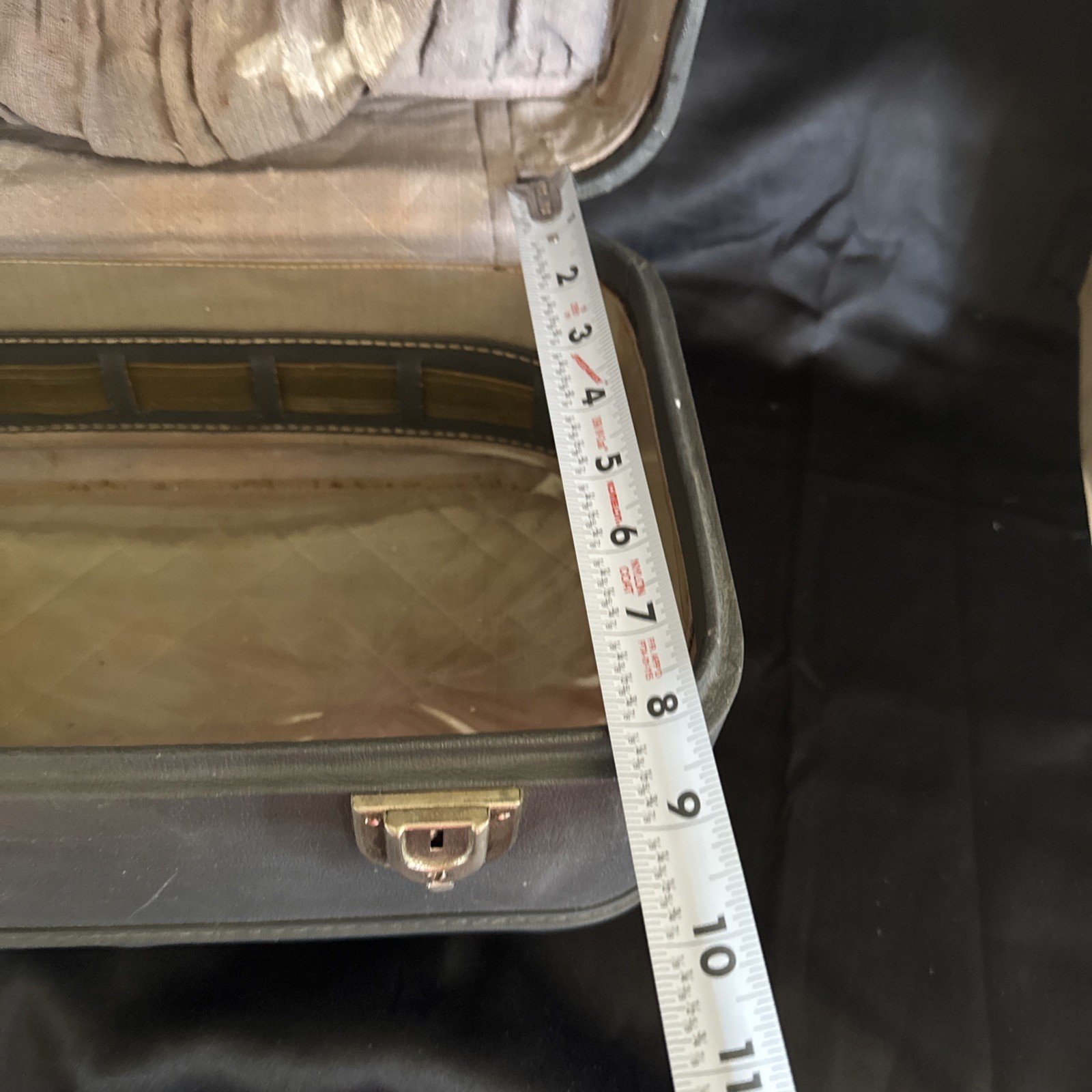 Vintage Train Case Platt No Key