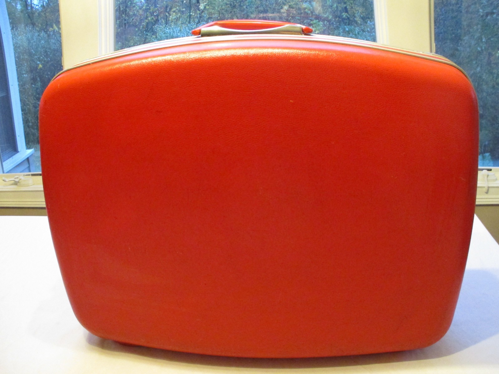 VTG Samsonite Silhouette Red Hard Shell Luggage Suitcase 22” & 18”