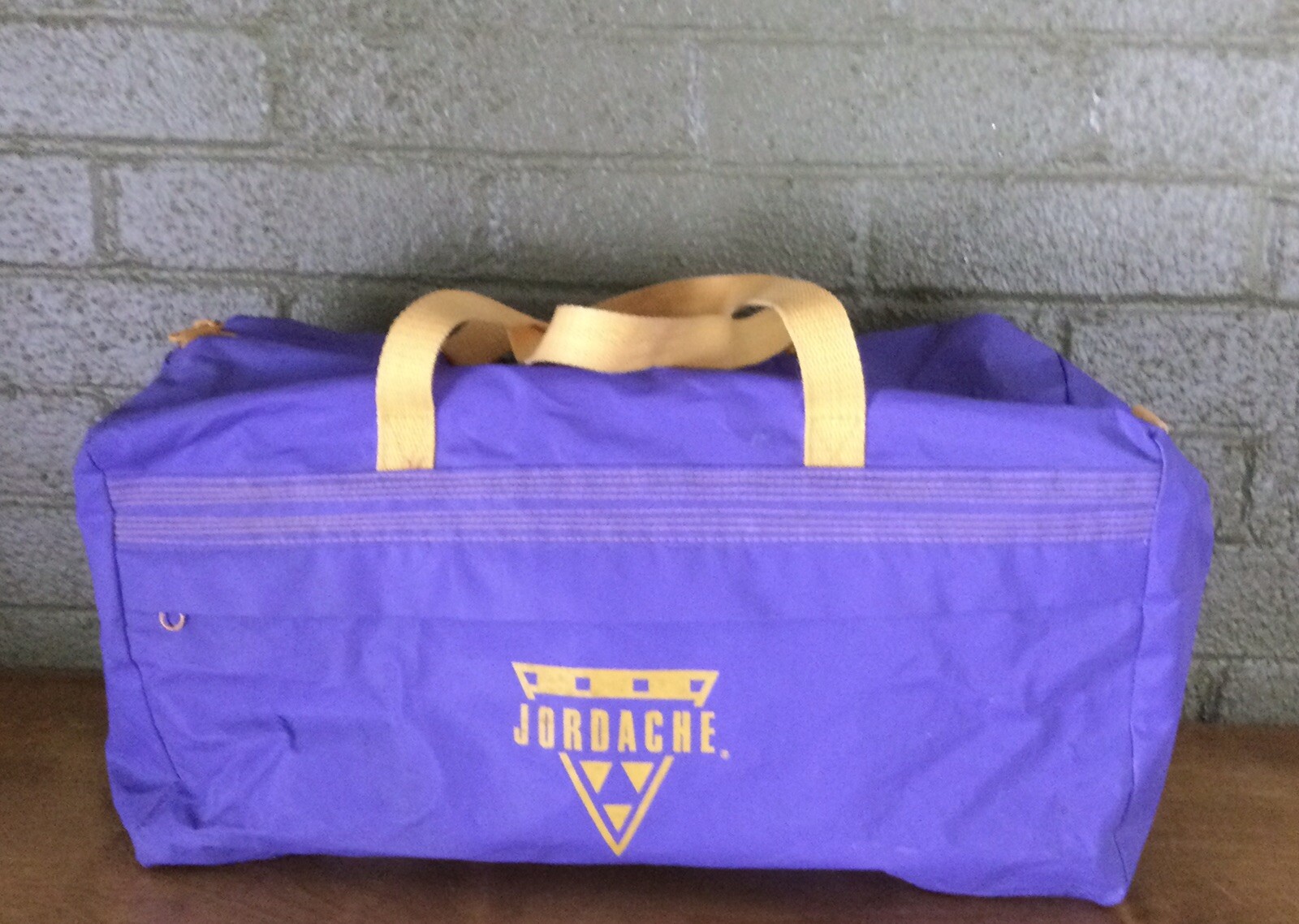 Vintage Jordache Purple Carry All Double Handles Bag